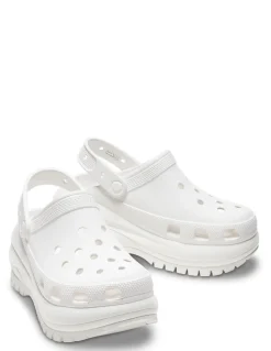 Outlet crocs sabots compensées femme classic mega crush clog