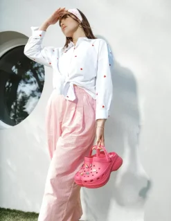 Hot crocs Sabots Femme bae clog dragon fruit