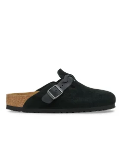 birkenstock Sabots Femme Boston Braided Leoi/Leve Black