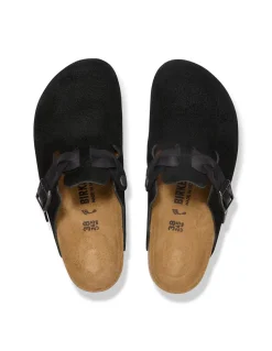 birkenstock Sabots Femme Boston Braided Leoi/Leve Black