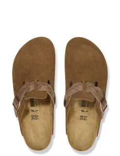 Outlet birkenstock Sabots Femme Boston Leve Braided Mink Marron