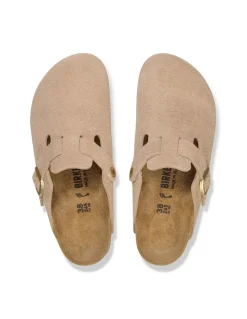 Sale birkenstock Sabots Femme Boston Leve Sandcastle