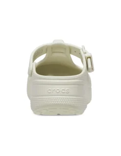 Best crocs Sabots femme classic mary jane clog linen blanc