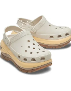 Best crocs Sabots Femme classic mega crush Amande/Multi