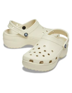 Discount crocs Sabots femme classic platform clog w bone