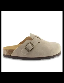 Discount scholl Sabots Femme FAE Daim Gris