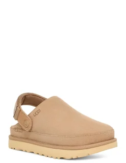 Clearance ugg Sabots femme Goldenstar Clog Sand Daim