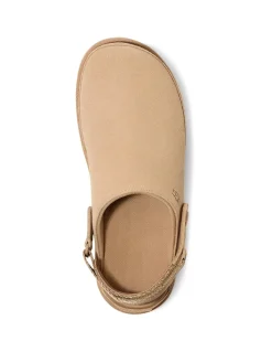 Clearance ugg Sabots femme Goldenstar Clog Sand Daim