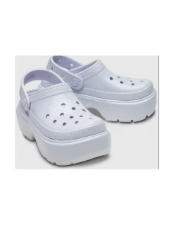 New crocs Sabots Femme Stomp High Shine Clog Dsp Gris