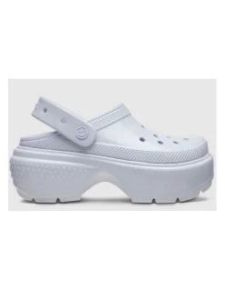 New crocs Sabots Femme Stomp High Shine Clog Dsp Gris