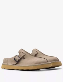 Hot clarks Sabots Homme Solsbury Grey Suede