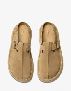 New clarks Sabots Homme solsbury mule dark sand suede