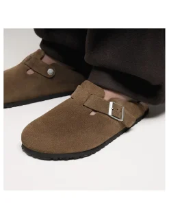 Hot birkenstock Sabots Mixte boston sfb leve dark tea tonal fb