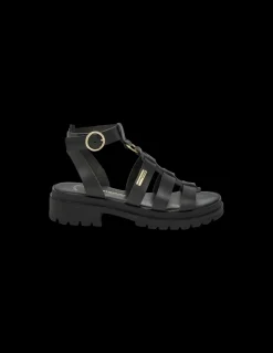 Discount Les tropeziennes par M.Belarbi Sandales à talons Femme Tobo Cuir Noir