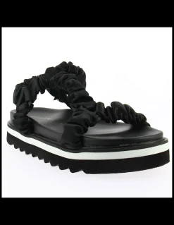 Best kharisma sandales compensées femme santorin noir