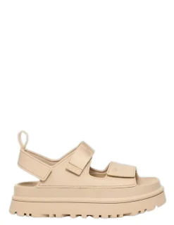 Hot ugg Sandales Compensées Femme Goldenglow Beige