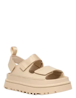 Hot ugg Sandales Compensées Femme Goldenglow Beige