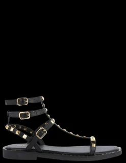 Outlet Les tropeziennes par M.Belarbi Sandales enfant coralie cuir noir