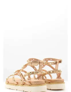 kharisma Sandales Femme 9313 Laminato Opaco Rosa Oro