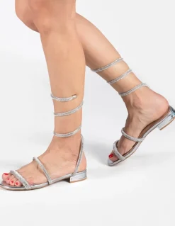 Sale kharisma Sandales Femme 7362 Laminato Argento