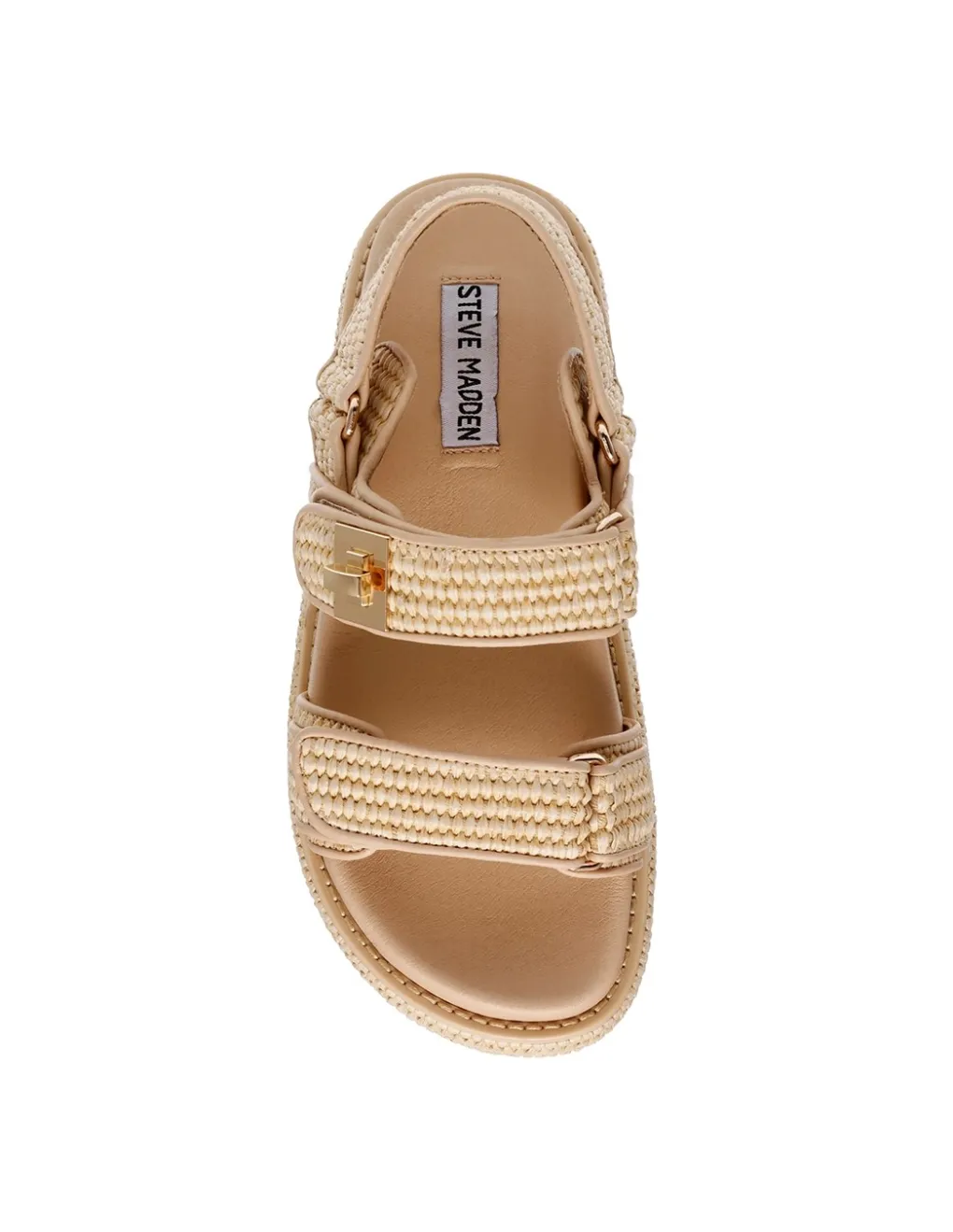 Hot steve madden Sandales Femme Bigmona Nat Raffia