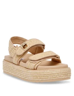 Hot steve madden Sandales Femme Bigmona Nat Raffia