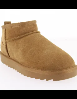 colors of california short winter boot in suede