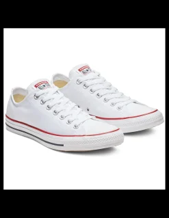 Sale converse sneakers basses mixte all star ox blanc