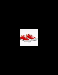 Hot converse sneakers basses mixte all star ox rouge