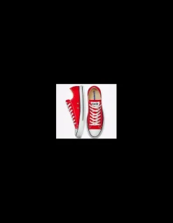 Hot converse sneakers basses mixte all star ox rouge