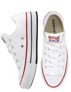 Clearance converse sneakers compensées basses femme eva lift ox blanc