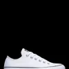 Hot converse sneakers compensées basses femme lift ox blanc