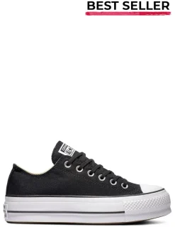 Best converse sneakers compensées basses femme ctas lift ox noir