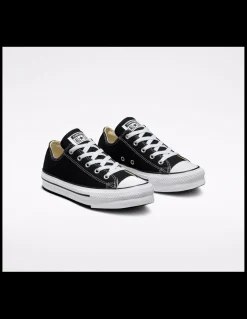 Online converse sneakers compensées femme eva lift ox femme noir