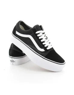 Outlet vans Sneakers compensées femme ua old skool platform noir