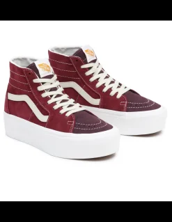 Sale vans Sneakers compensées femme ua sk8-hi tapered rouge