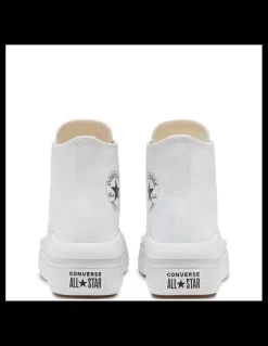 Clearance converse sneakers compensées montantes femme ctas move hi blanc