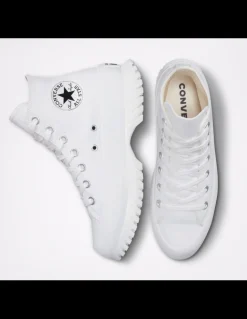 Online converse sneakers compensées montantes femme ctas lugged 2.0 hi mono blanc