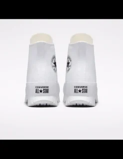 Online converse sneakers compensées montantes femme ctas lugged 2.0 hi mono blanc