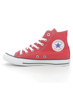 Best converse sneakers compensées montantes mixteall star hi rouge