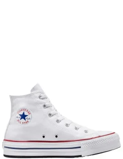 Sale converse sneakers compensées montantes femme eva lift hi blanc