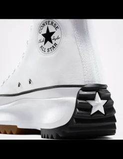 Outlet converse sneakers compensées montantes femme run star hike hi blanc