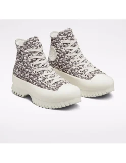 Hot converse sneakers compensées montantes femme ctas lugged 2.0 hi leopard