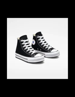 Clearance converse sneakers compensées montantes femme eva lift hi noir