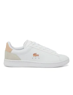 Best lacoste Sneakers De Ville Femme Carnaby set 224 Blanche/Rose