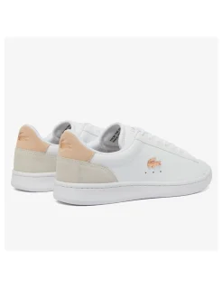 Best lacoste Sneakers De Ville Femme Carnaby set 224 Blanche/Rose