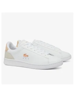 Best lacoste Sneakers De Ville Femme Carnaby set 224 Blanche/Rose