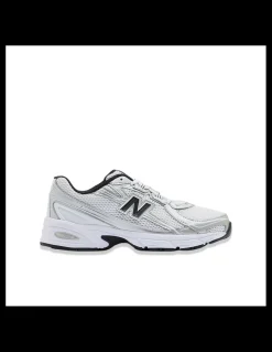 Outlet new balance Sneakers femme 740 blanc/argent/noir