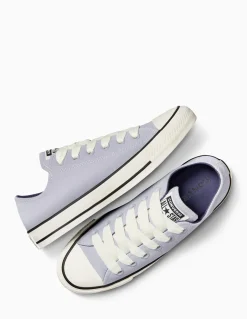 Clearance converse sneakers femme chuck classic ox lavande