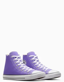 Clearance converse Sneakers Femme chuck classic hi Mauve